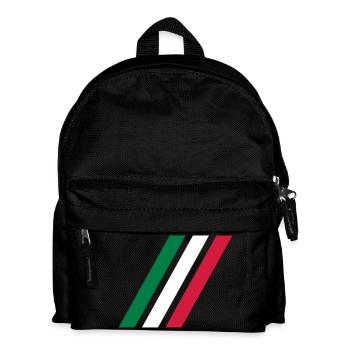 italy stripe flag - Kinder Rucksack - Schwarz - Vorne