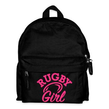 Rugby - Kinder Rucksack - Schwarz - Vorne