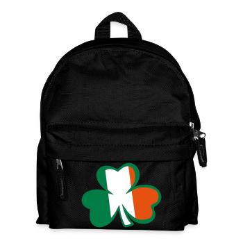 ♥ټ☘Rub the Irish Shamrock to Get Lucky☘ټ♥ - Kids' Backpack - black - Front