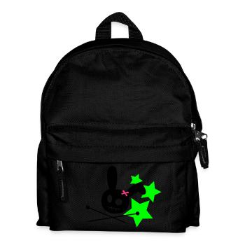 Voodoo Bunny Stars - Kids' Backpack - black - Front