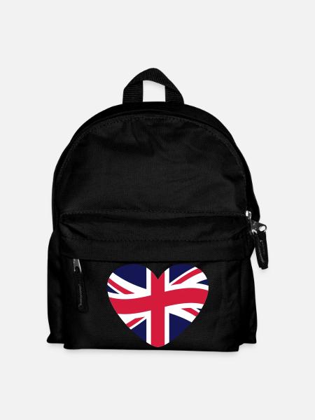 i_loveengland_3c - Kinder Rucksack - Schwarz