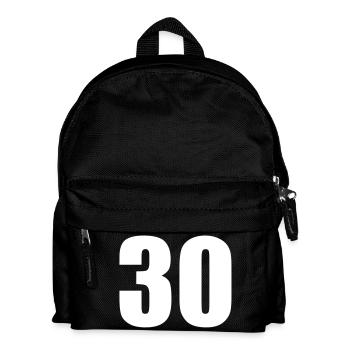 30 - Kids' Backpack - black - Front