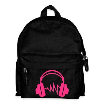 Equalizer Audio-Musik-Kopfhörer DJ zik20 - Kinder Rucksack - Schwarz - Vorne