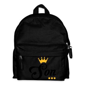 Fils / Fille / Petit-Fils / Petite-Fille - Sac à dos Enfant - noir - Devant