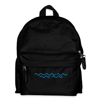 Waves - Kids' Backpack - black - Front