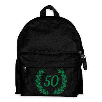 Kranz Geburtstag - Kinder Rucksack - Schwarz - Vorne