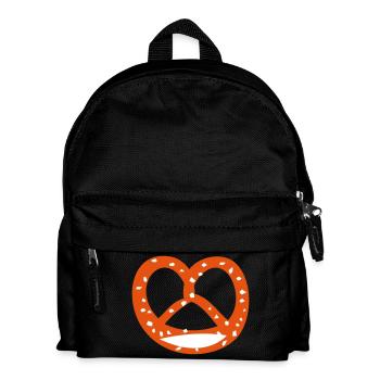 - Brezel Bäckerei - Kinder Rucksack - Schwarz - Vorne