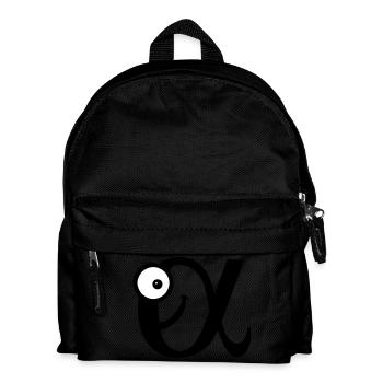 alphatier - Kinder Rucksack - Schwarz - Vorne
