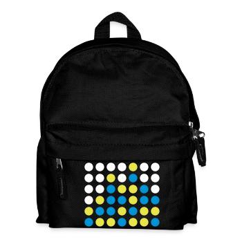 Vier gewinnt! - Kinder Rucksack - Schwarz - Vorne