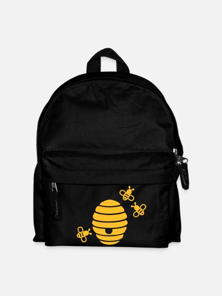 Bienen - Kinder Rucksack - Schwarz