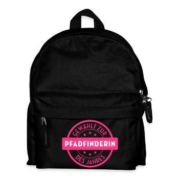 Pfadfinder Pfadfinderin Pfadfinderbewegung Camper - Kinder Rucksack - Schwarz - Vorne