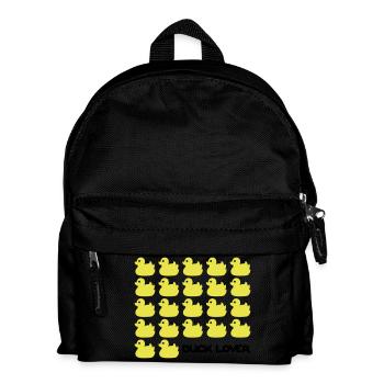 Canard amant - Sac à dos Enfant - noir - Devant