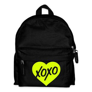 coeur XOXO - Sac à dos Enfant - noir - Devant
