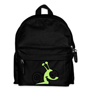 funny snail - Kids' Backpack - black - Front