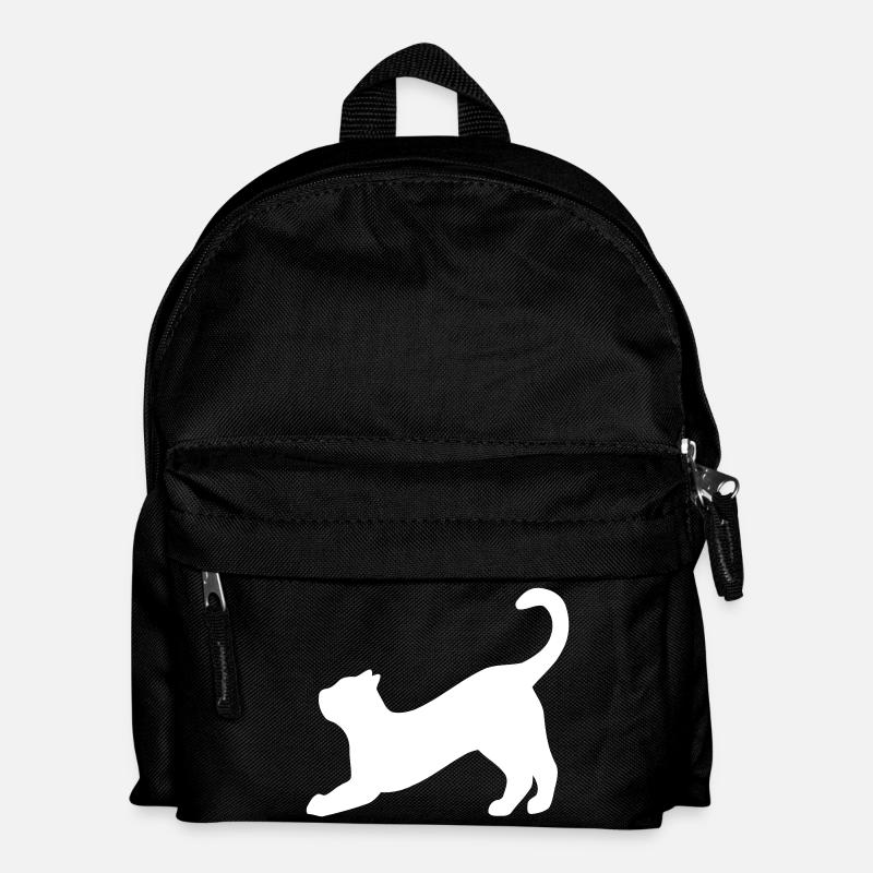 Cat - Kids' Backpack - black