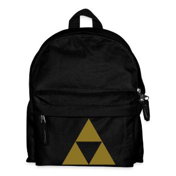 hipster triangle - Kids' Backpack - black - Front