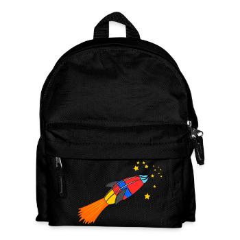 fusée - Sac à dos Enfant - noir - Devant
