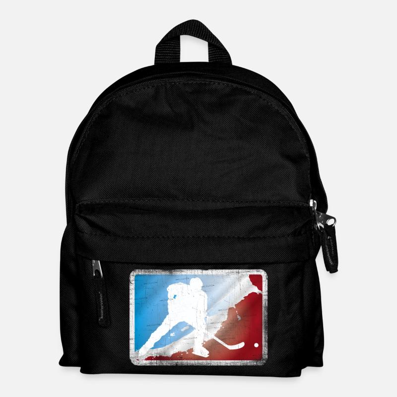 Eishockey - Kinder Rucksack - Schwarz