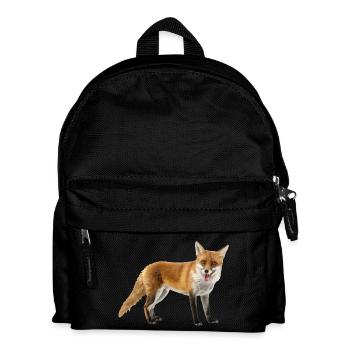 Fuchs - Kinder Rucksack - Schwarz - Vorne