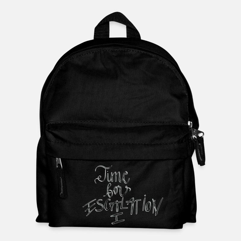 Time for Escalation - Kids' Backpack - black