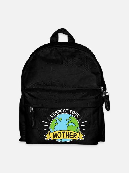 Respect Your Mother - Kinder Rucksack - Schwarz