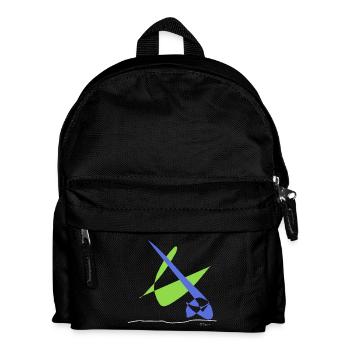 Line color - Kids' Backpack - black - Front