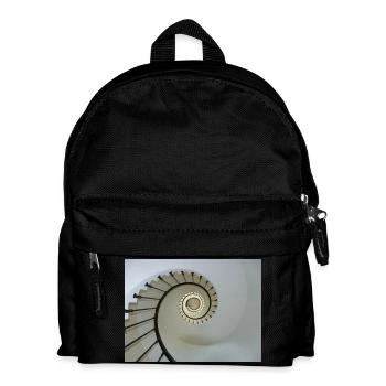 spiral staircase - Kids' Backpack - black - Front