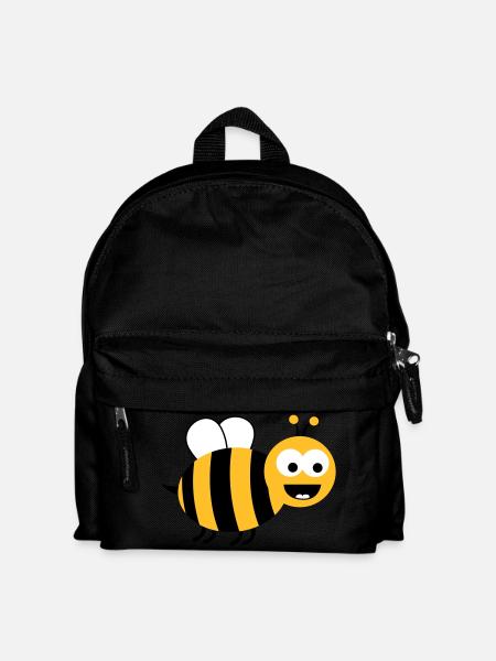 Funny Sweet Bee - Kinder Rucksack - Schwarz