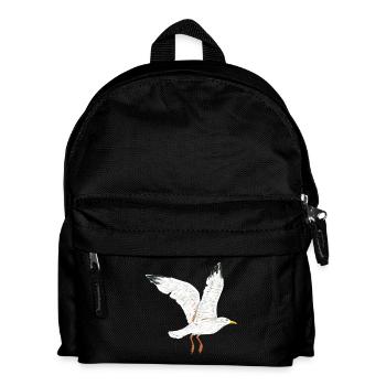 oiseau - Sac à dos Enfant - noir - Devant