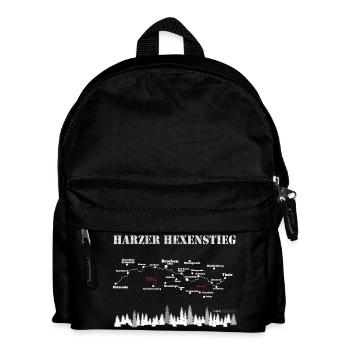 Harzer Hexenstieg - Kinder Rucksack - Schwarz - Vorne