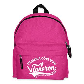 Winemaker Perfection - Kids' Backpack - fuchsia - Front