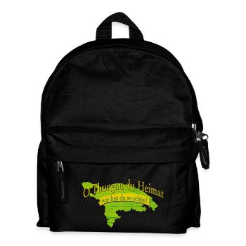 o Thurgau du Heimat | Ostschweiz - Kinder Rucksack - Schwarz - Vorne