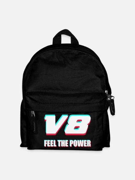 V8 - Kinder Rucksack - Schwarz