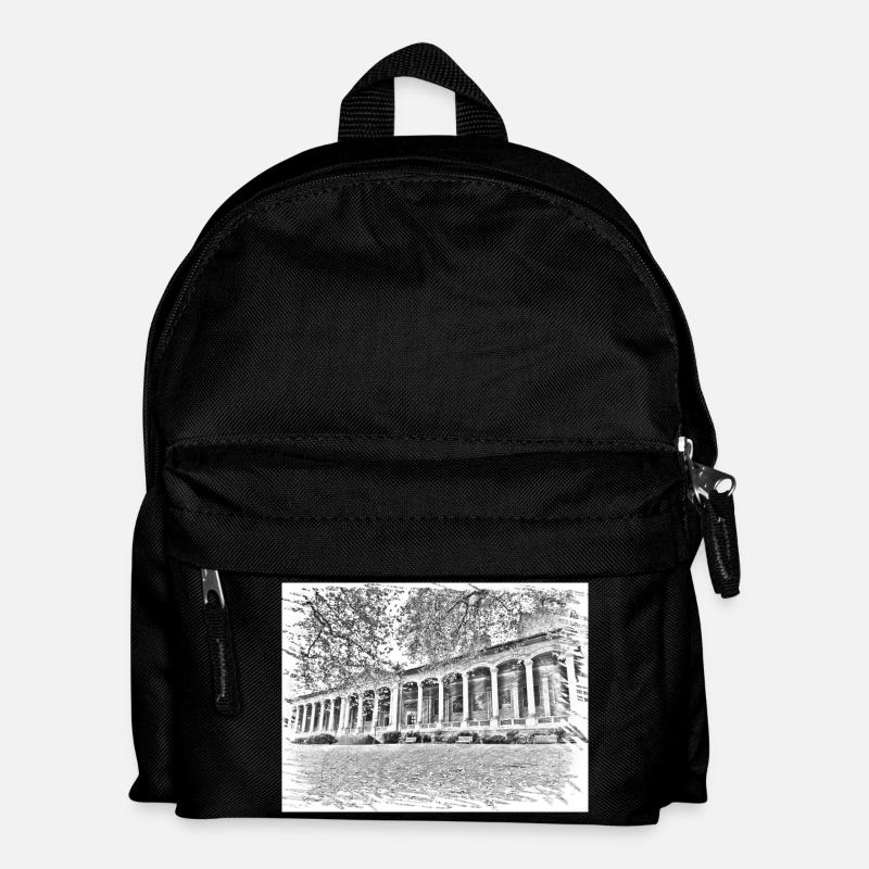 Baden Baden Kurhaus - Kinder Rucksack - Schwarz
