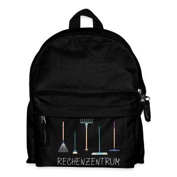 Rechenzentrum Gärtner Gärtnerei Garten Gießkanne - Kinder Rucksack - Schwarz - Vorne