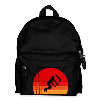Vintage Stunt Scooter - Kids' Backpack - black - Front