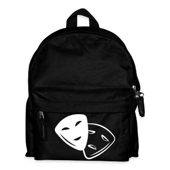 Masque Rires Les sentiments Comédie Tragédie - Sac à dos Enfant - noir - Devant