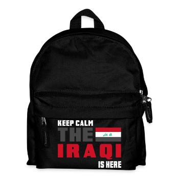 Drapeau Irak Keep Calm - Sac à dos Enfant - noir - Devant
