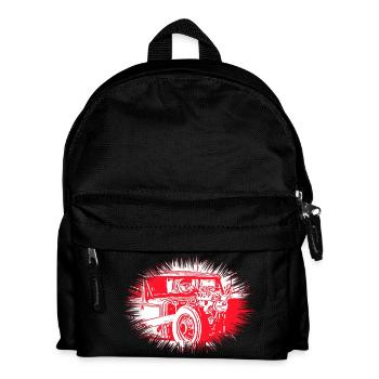 Voiture - Sac à dos Enfant - noir - Devant