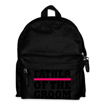 Father of the groom - Kids' Backpack - black - Front