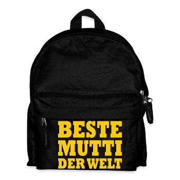 Beste mutti der welt - Kinder Rucksack - Schwarz - Vorne