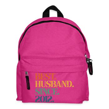 Bester Ehemann seit 2012, Geschenk zum 11-jährigen Jubiläum - Kinder Rucksack - Fuchsia - Vorne