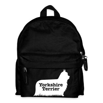 Yorkshire Terrier - Kids' Backpack - black - Front