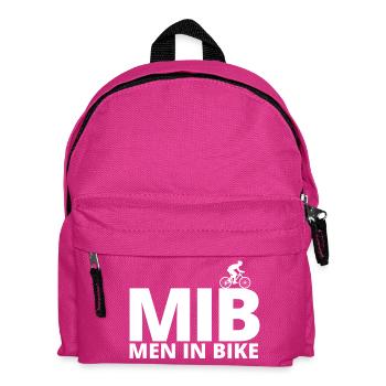 Radfahren, Radfahrer, Fahrradfan - Kinder Rucksack - Fuchsia - Vorne
