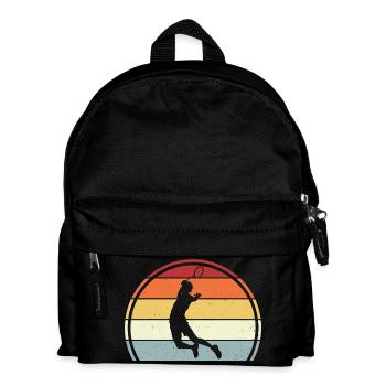 Badminton - Kinder Rucksack - Schwarz - Vorne