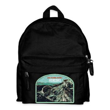 Originalabbildung Regionalpark Vercors - Kinder Rucksack - Schwarz - Vorne