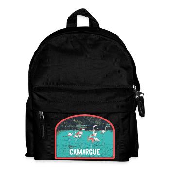 Flamingos in the Camargue National Park - Kids' Backpack - black - Front