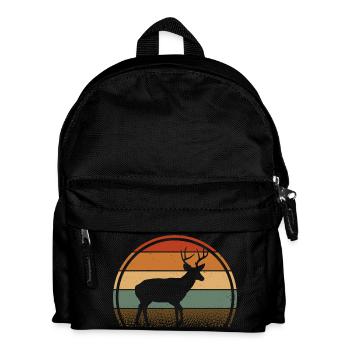 Cerf - Sac à dos Enfant - noir - Devant