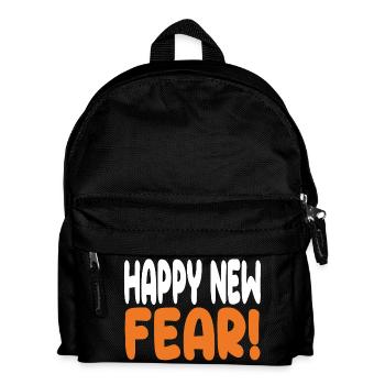 Happy New Fear! - Kids' Backpack - black - Front