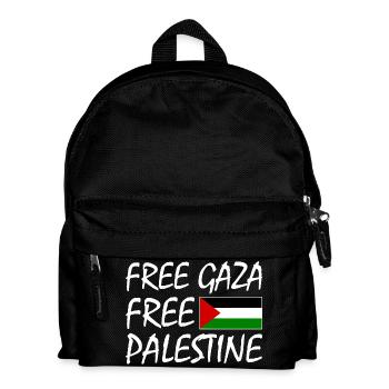 Free gaza Free palestine - Kids' Backpack - black - Front